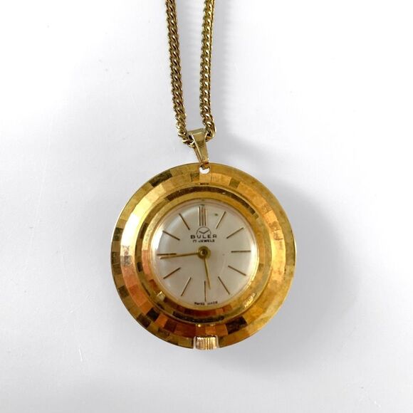 Vintage Buler 17 Jewels Pocket Watch - Picture 3 of 4
